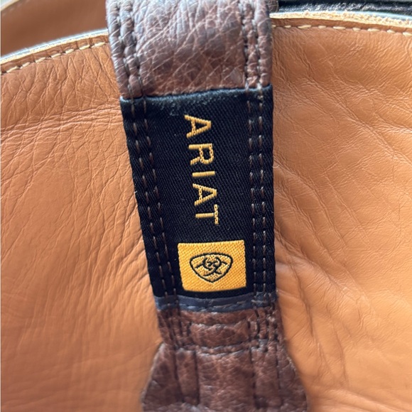 Men’s Ariat Gallup  Western Boots color Mocha Full Quill Ostrich Size 13D - Picture 16 of 16